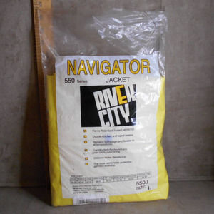 River City Navigator Jacket Rainwear NFPA701 L 550J
